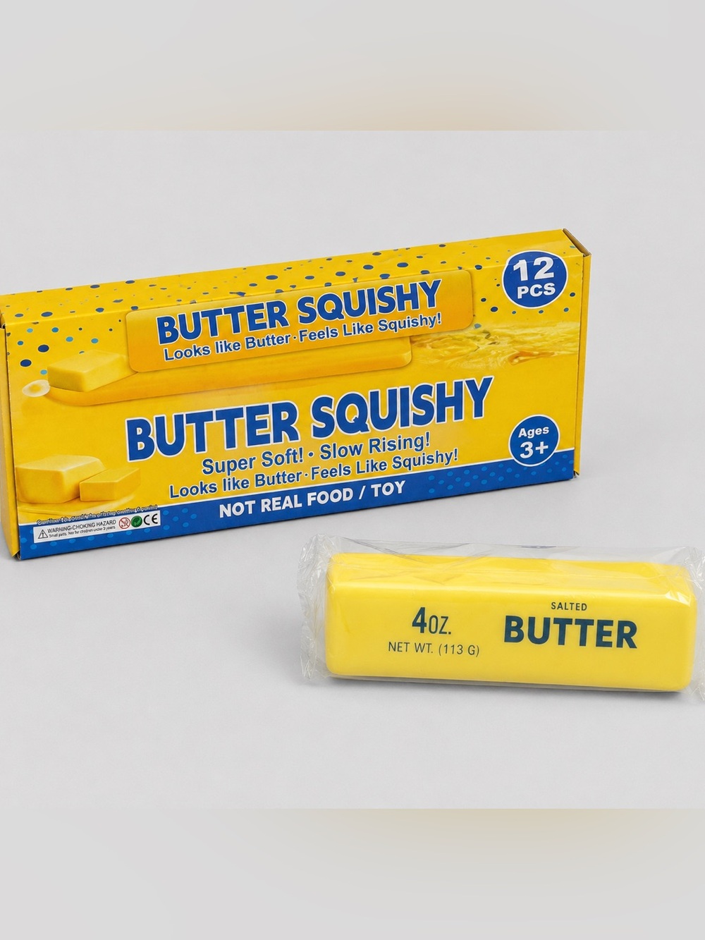 Butter Stick Squishy Toy – Slow Rising Stress Relief Squeeze Toy – 1 Piece